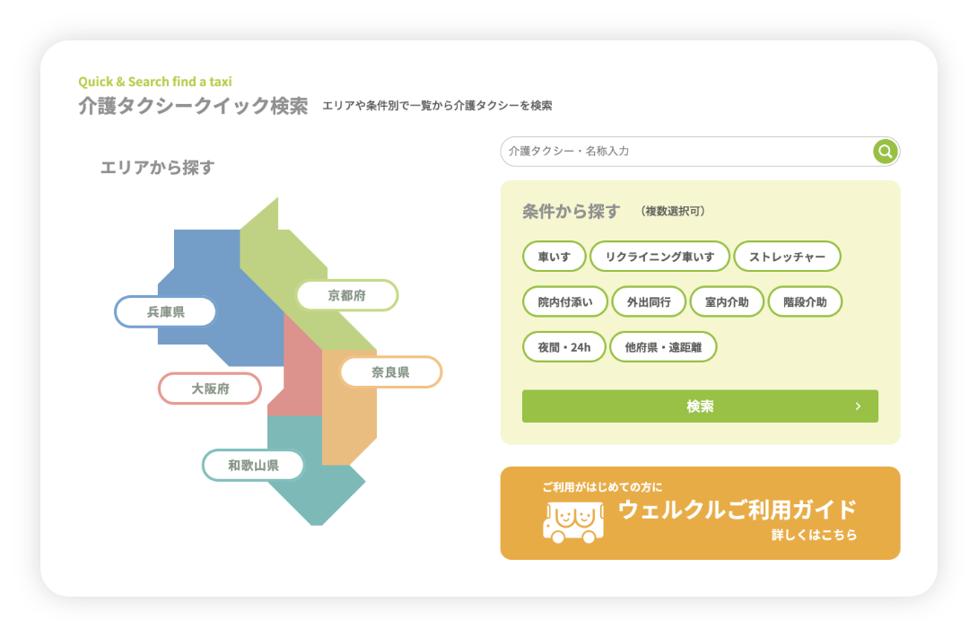 クイック検索で探す